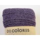 De Colores Pulswärmer 100% Baby-Alpaca lila