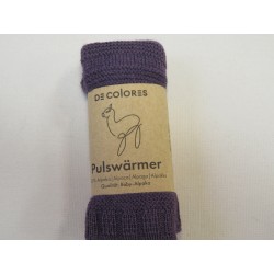 De Colores Pulswärmer 100% Baby-Alpaca lila De Colores Pulswärmer 100% Baby-Alpaca lila