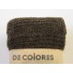 De Colores Pulswärmer 100% Baby-Alpaca mokka melange