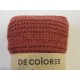 De Colores Pulswärmer 100% Baby-Alpaca altrosa