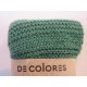 De Colores Pulswärmer 100% Baby-Alpaca Apfelgrün