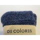 De Colores Pulswärmer 100% Baby-Alpaca jeansblau
