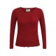 Jalfe Shirt wool plane melange dark red