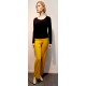 Bamboo Belgium Trouser high belt and high waist Yellow Gold