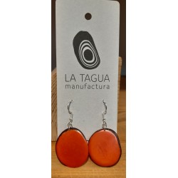 La Tagua Carlaret donker oranje silber 925