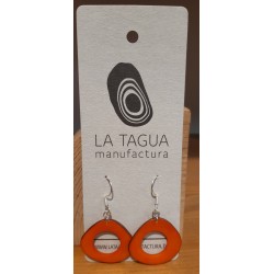 La Tagua Doniret oranje Tagua, zilver 925