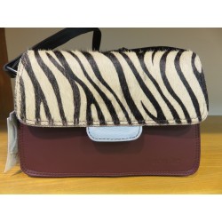 Soruka Laia Reversible Flap aubergine-print - geel-blauw
