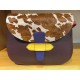 Soruka Paula Flip Flap bruin-print - blauw-lime Soruka Paula Flip Flap bruin-print - blauw-lime