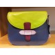 Soruka Paula Flip Flap bruin-print - blauw-lime Soruka Paula Flip Flap bruin-print - blauw-lime