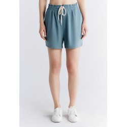 Leela Cotton Pyjamashort Gobelin Blau