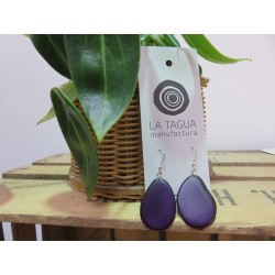 La Tagua Carlaret paars silber 925