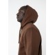 Melawear Hoodie mit Reissverschluss Devedas brown