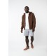Melawear Hoodie mit Reissverschluss Devedas brown