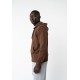 Melawear Hoodie mit Reissverschluss Devedas brown