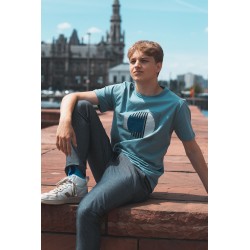 Munoman T-Shirt Arne Graphic Smoke