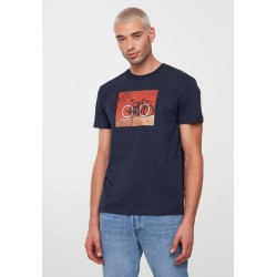 Recolution T-shirt Agave Bike Wall dark navy