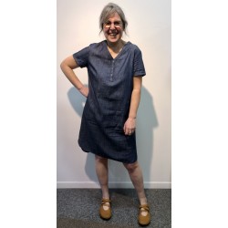 Madness Kleid mit Taschen dark denim