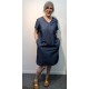 Madness Kleid mit Taschen dark denim