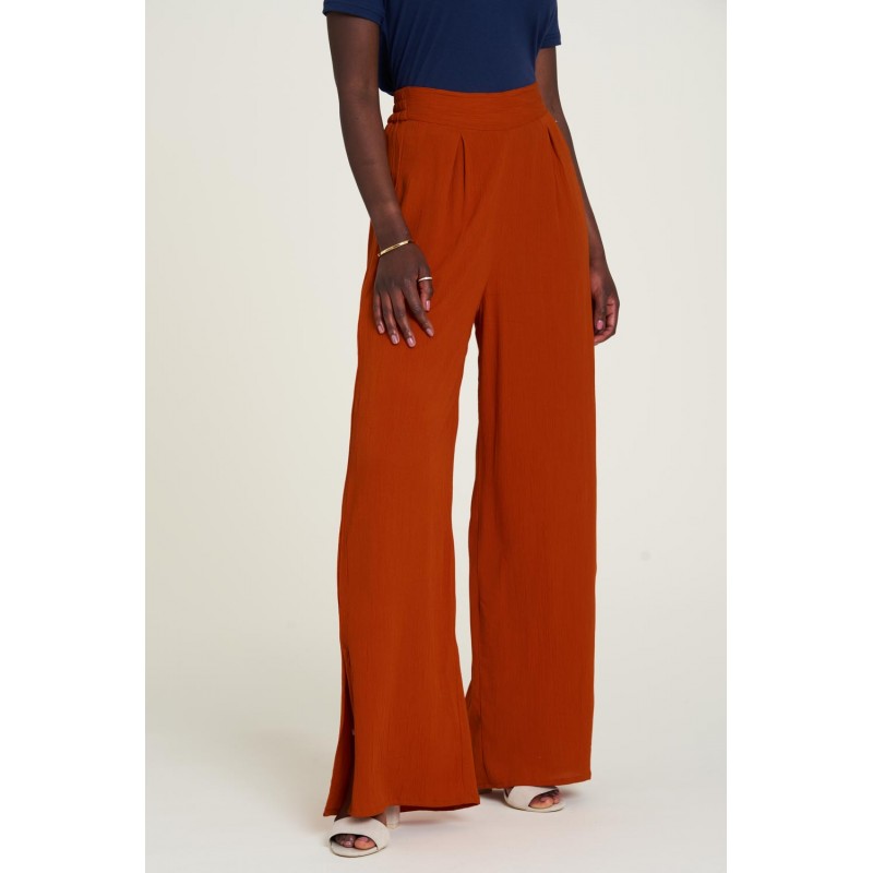 Tranquillo Loose EcoVero Pants red earth