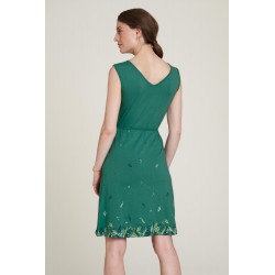 Tranquillo Waisted Jersey Dress palmleaf