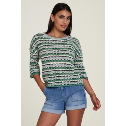 Tranquillo Knitted Top aqua