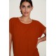 Tranquillo Feminine EcoVero Blouse red earth