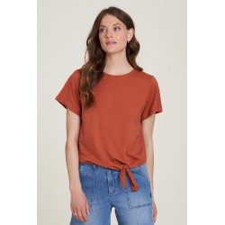 Tranquillo Jersey Shirt to knot terracotta