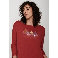 Greenbomb Nature Rock Bird Smile Scarlet Red