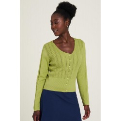 Tranquillo Waisted Knit Jacket Bayleaf