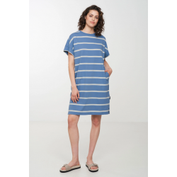 Recolution Jersey Dress Sasa stripes water blue