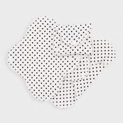 Imse Vimse Panty Liners black dots