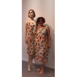 Madness Kleid mit Taschen pink sand