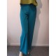 Bamboo Belgium Trouser - elastic in the waist (wide) Harbout Blue