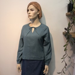 Madness Bluse dark green