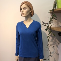 Madness Shirt,V-Neck mid blue