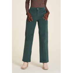 Tranquillo Corduroy pants green rain