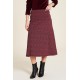 Tranquillo Waisted Jersey skirt petals