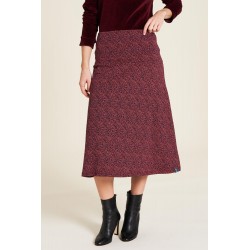 Tranquillo Waisted Jersey skirt petals