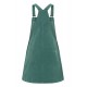 Tranquillo Short curduroy dress green rain
