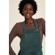 Tranquillo Short curduroy dress green rain