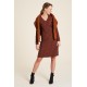 Tranquillo Jersey dress with V-neck scallop