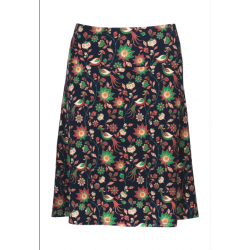 Lalamour Skirt Esmee short retro birds brown