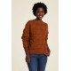 Tranquillo Patterned knitted jumper caramel