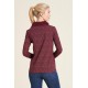 Tranquillo Jersey Jumper with collar petals