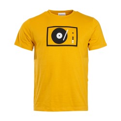 Munoman Shirt Arne Recordplayer Mustard