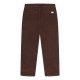 Knowledge FLINT wide corduroy chino pants deep mahogany