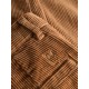 Knowledge CHUCK regular 8-wales corduroy chino pants brown sugar