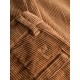 Knowledge CHUCK regular 8-wales corduroy chino pants brown sugar