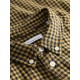 Knowledge Regular fit double layer checkered shirt yellow check