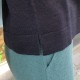 Madness Pullover m. Schlitzen navy